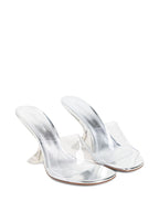 Amina Muaddi Taylor Glass Slipper 90 Transparent Pvc