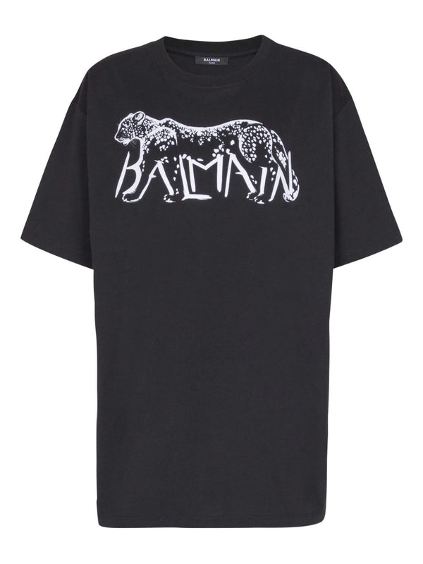 Balmain Leopard print T-shirt