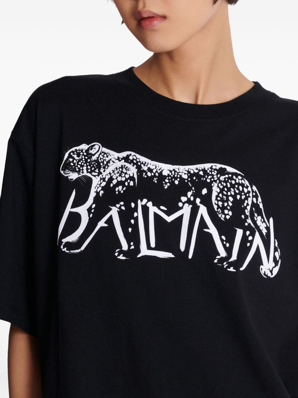 Balmain Leopard print T-shirt