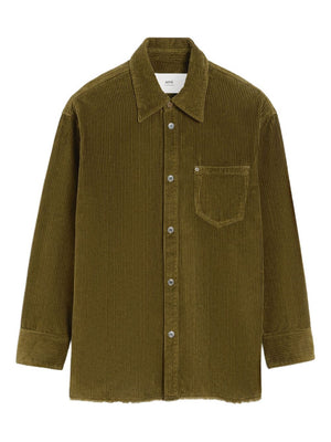 Ami Paris Shirts Brown