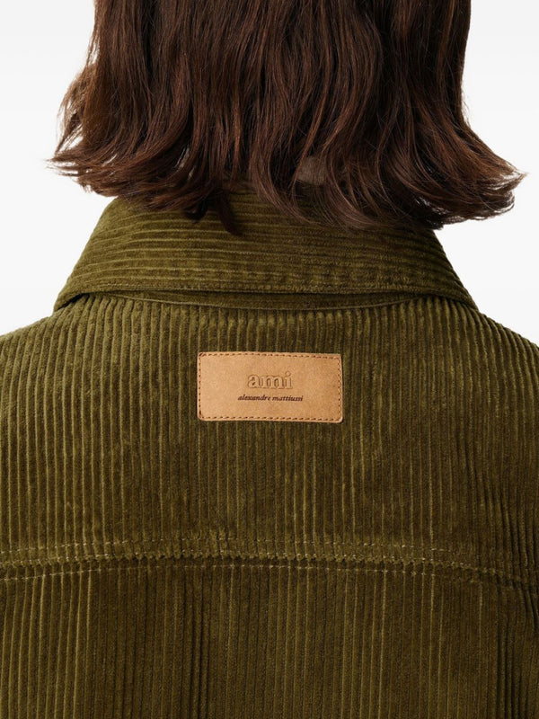 Ami Paris Shirts Brown