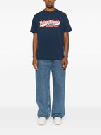 Autry X Maison Kitsune Logo cotton t-shirt