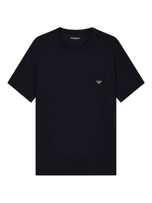 Emporio Armani Fitted loungewear T-shirt in soft modal