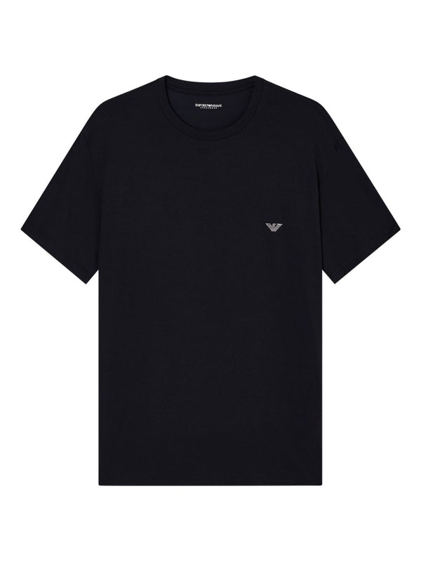 Emporio Armani Fitted loungewear T-shirt in soft modal