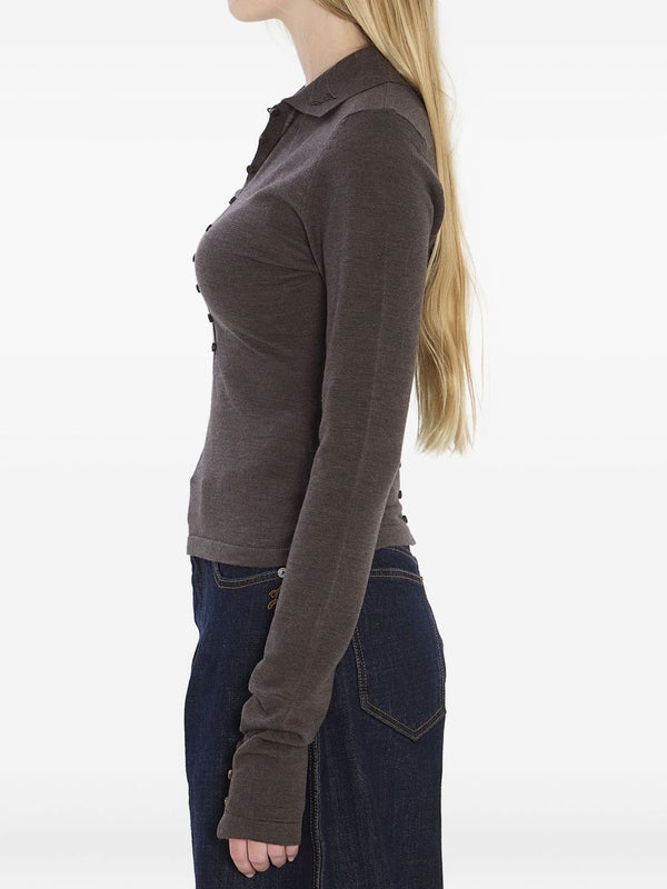 JACQUEMUS T-shirts and Polos Brown