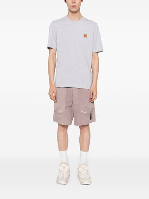 Maison Kitsuné Embroidered-logo patch T-shirt