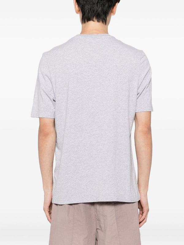 Maison Kitsuné Embroidered-logo patch T-shirt