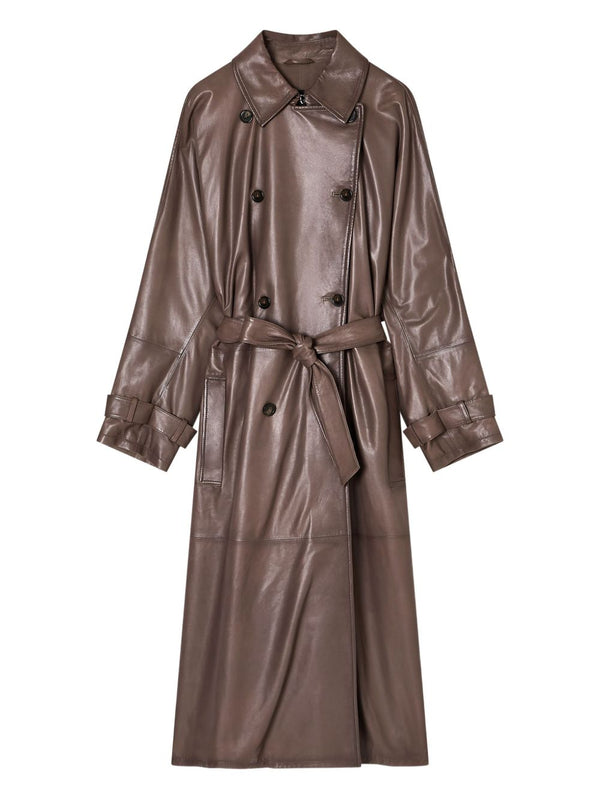 Emporio Armani Double-breasted belted trench coat