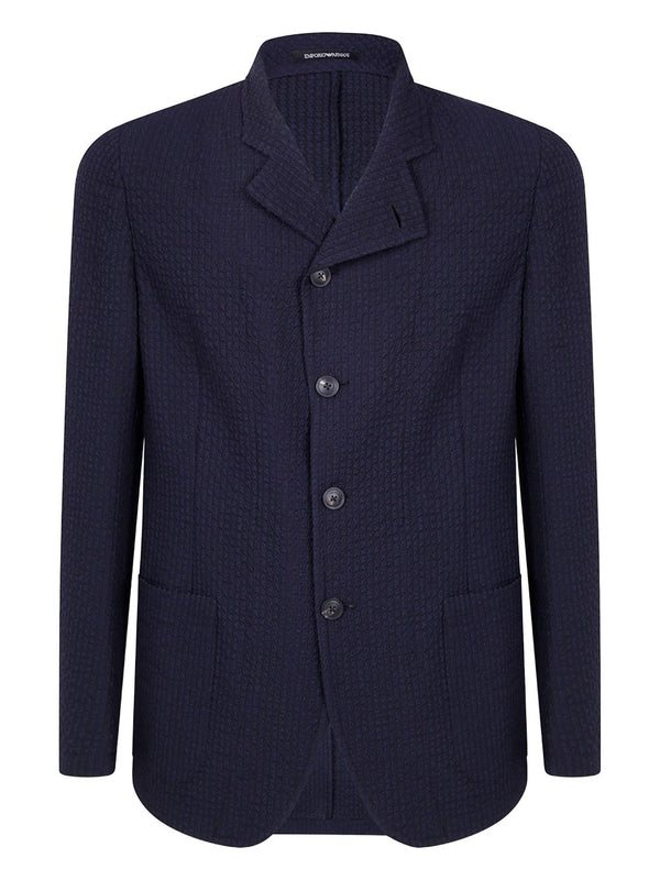 Emporio Armani Textured wool jacket