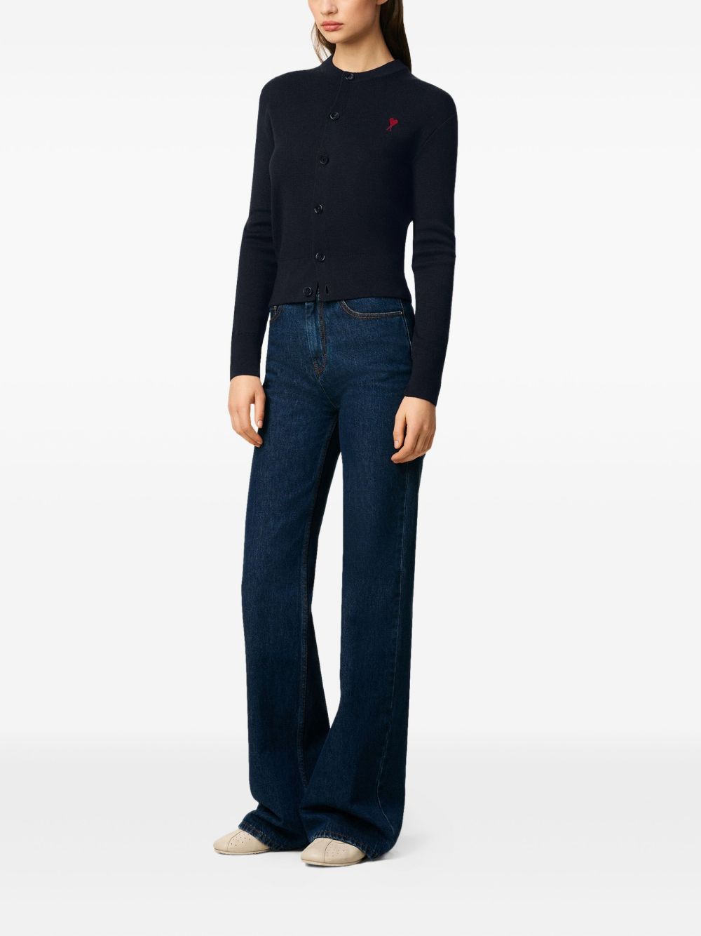 Ami Paris Sweaters Blue