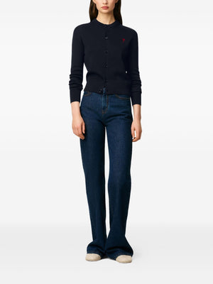 Ami Paris Sweaters Blue