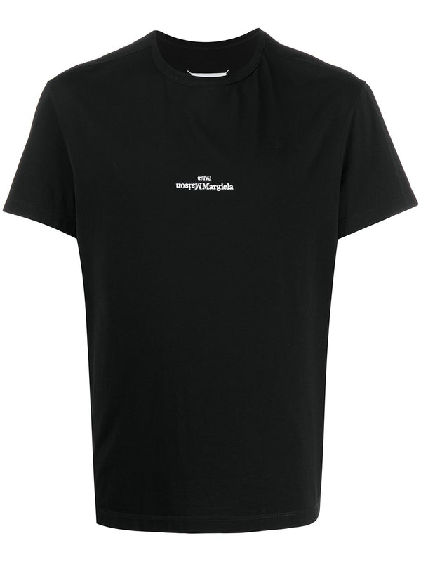 Maison Margiela Distorted-logo cotton T-shirt