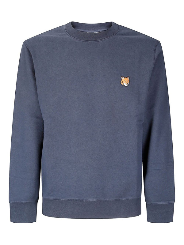 Maison Kitsuné Fox Head-motif cotton sweatshirt