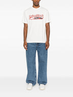 Autry X Maison Kitsune Logo cotton t-shirt
