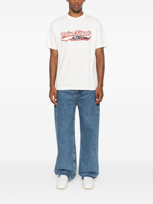 AUTRY X MAISON KITSUNE T-shirts and Polos White