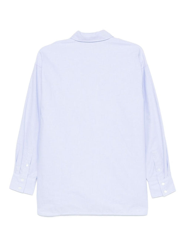 Maison Kitsuné Cotton shirt with long sleeves and structured collar
