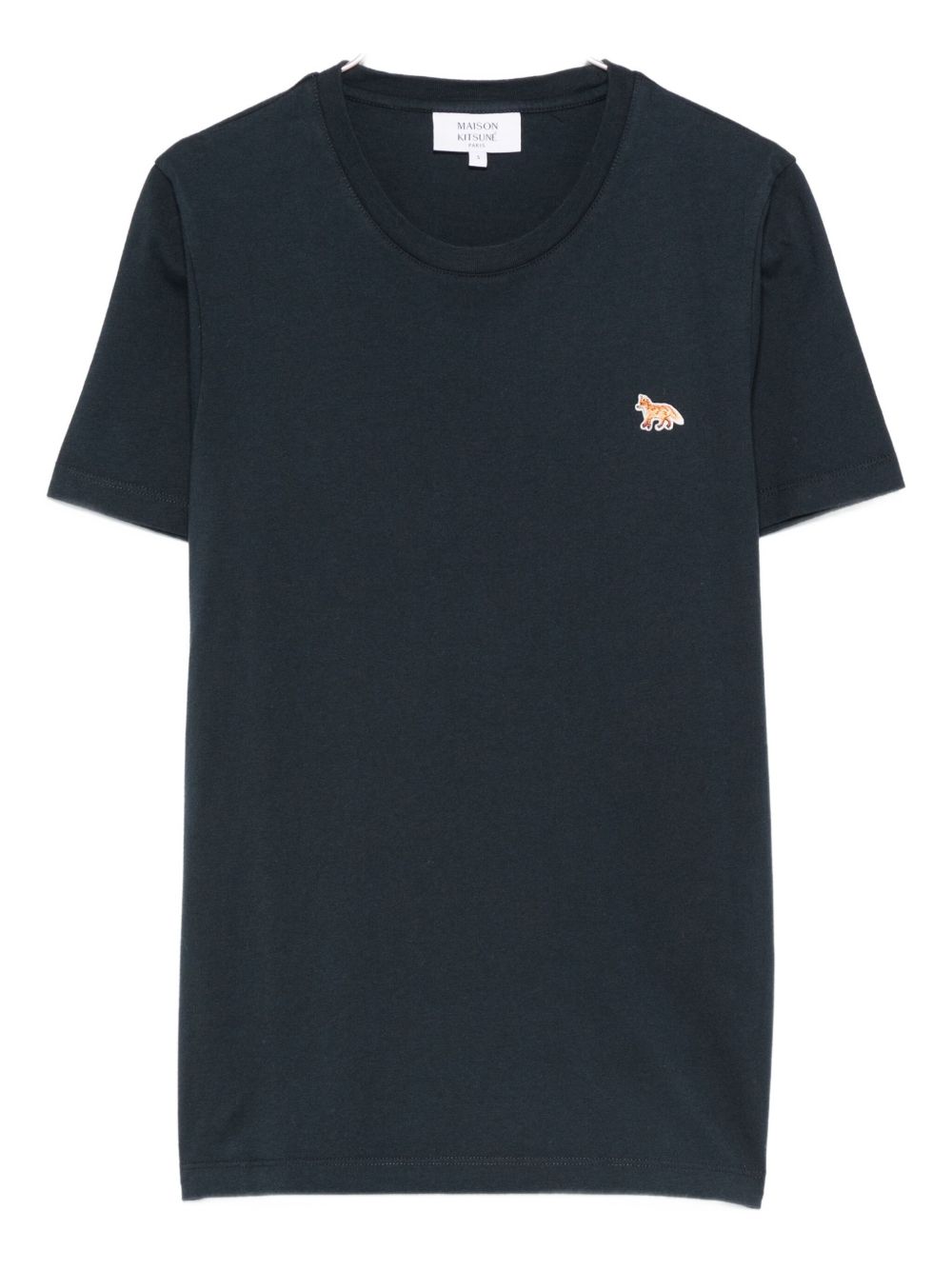 Maison Kitsuné Embroidered-logo t-shirt