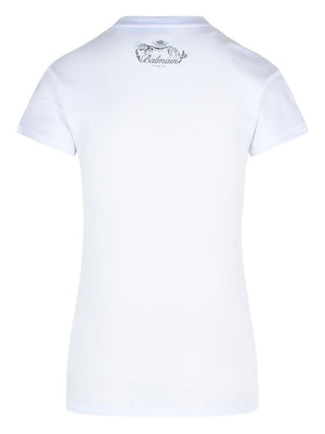 Balmain Shoulder-buttons draped T-shirt