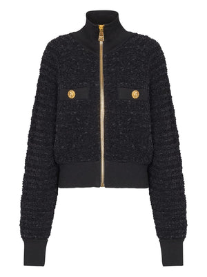 Balmain Tweed bomber jacket