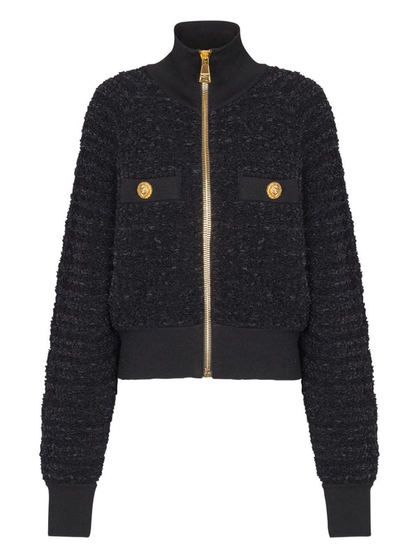 Balmain Tweed bomber jacket