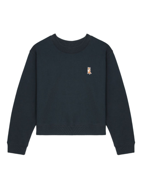 Maison Kitsuné Fox-embroidered sweatshirt