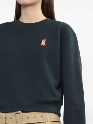 Maison Kitsuné Fox-embroidered sweatshirt