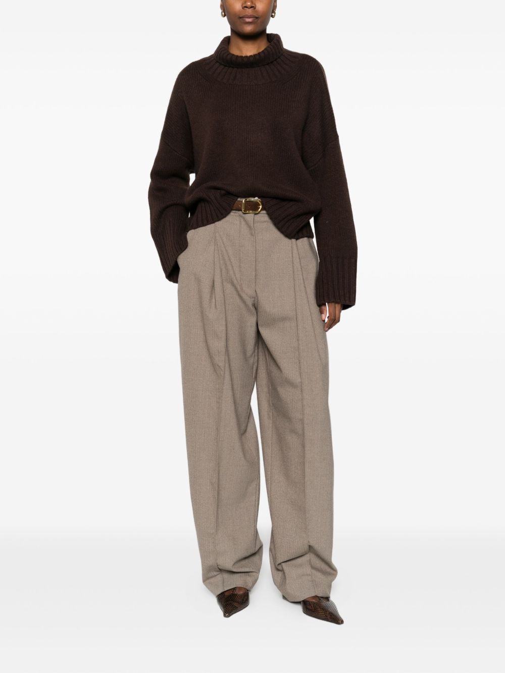 SOFT GOAT Sweaters Brown