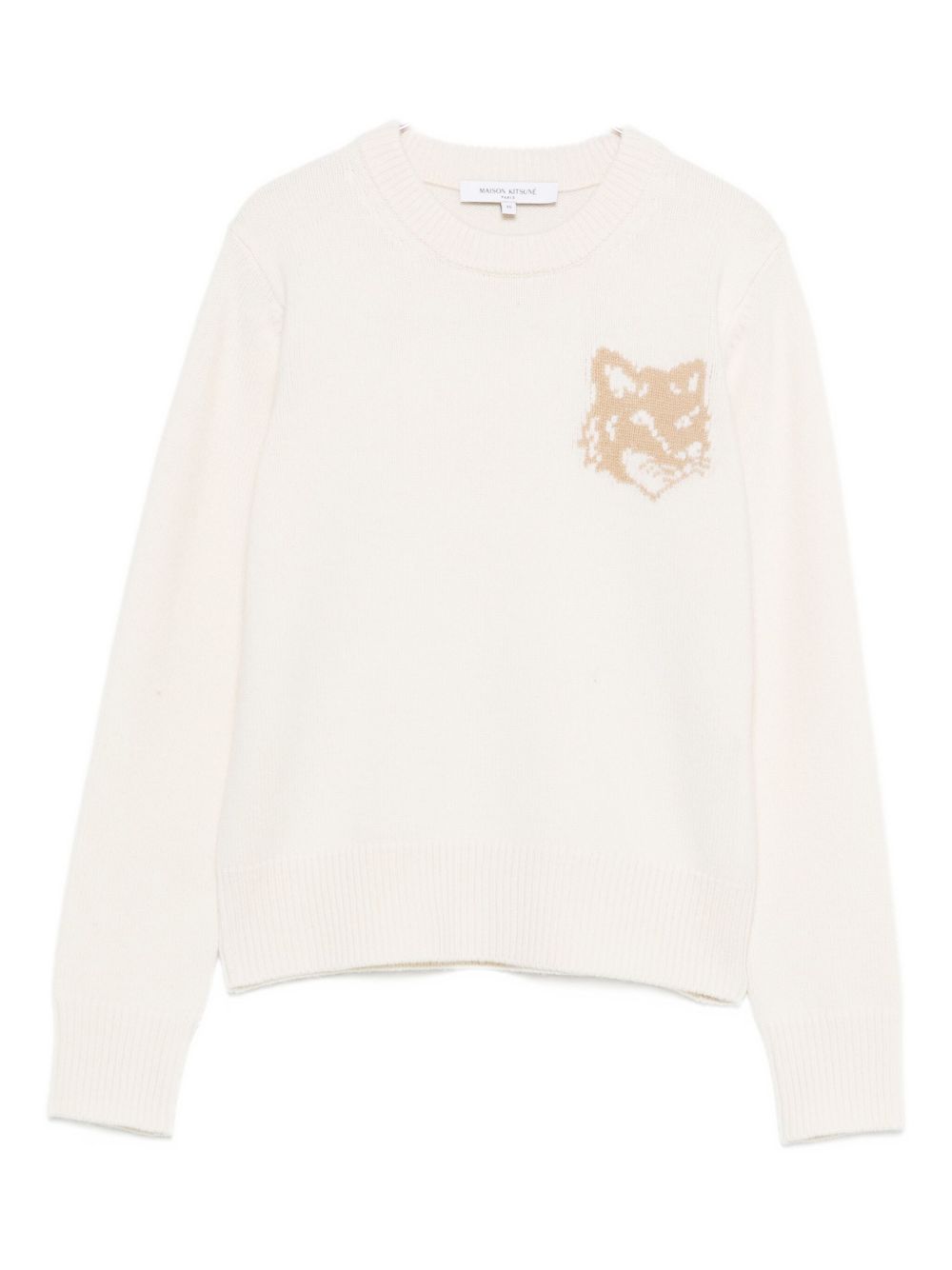 Maison Kitsuné Fox Head Intarsia Merino Jumper