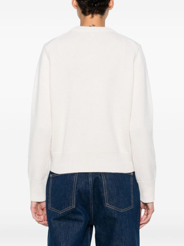 Maison Kitsuné Fox Head Intarsia Merino Jumper