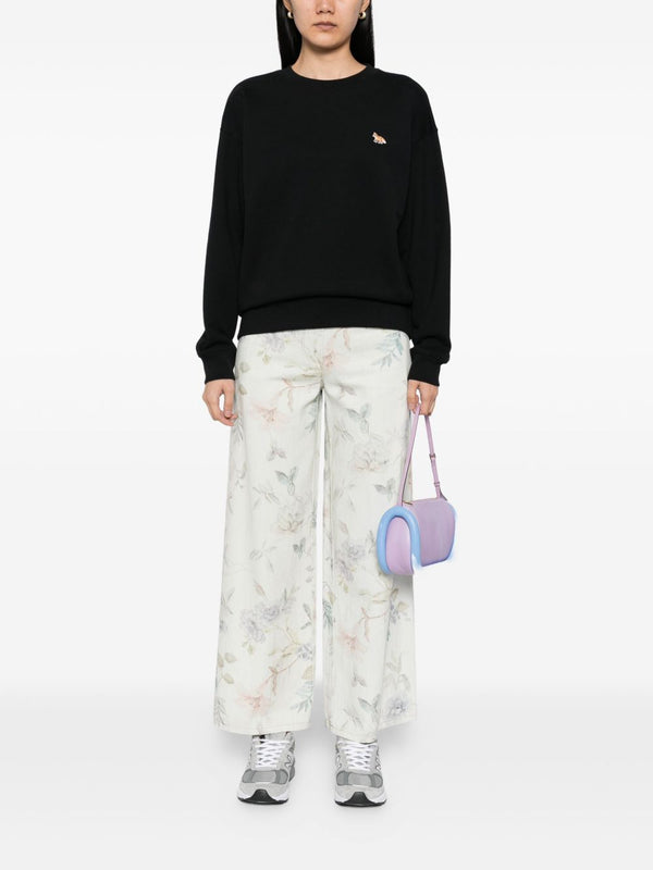 Maison Kitsuné Baby Fox patch cardigan