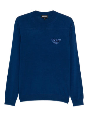 Emporio Armani Sweaters Blue