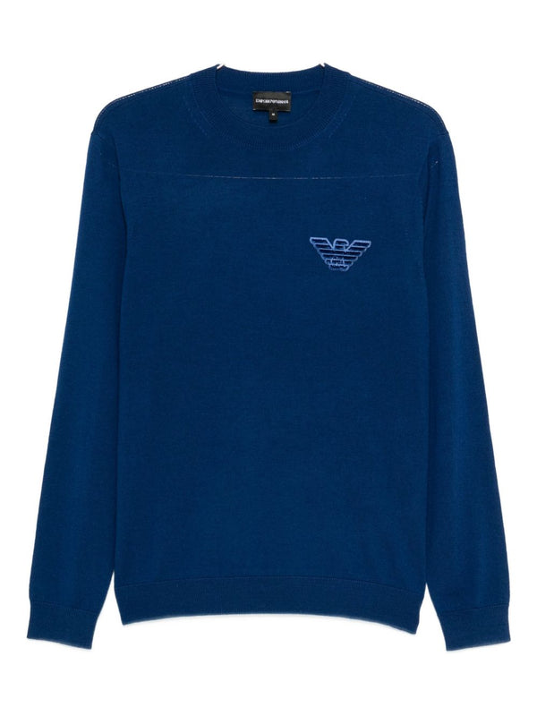 Emporio Armani Sweaters Blue