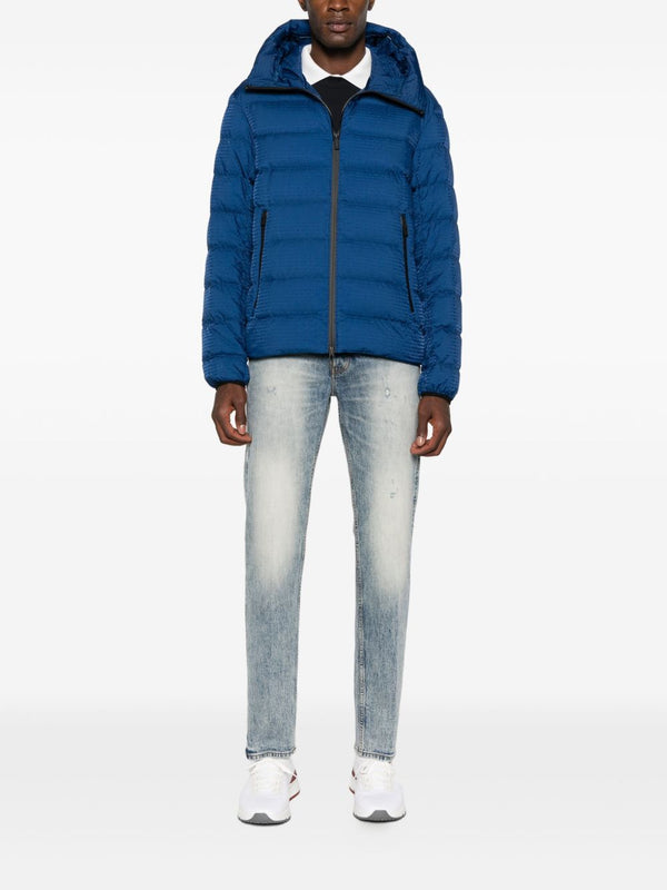 Emporio Armani Coats Blue
