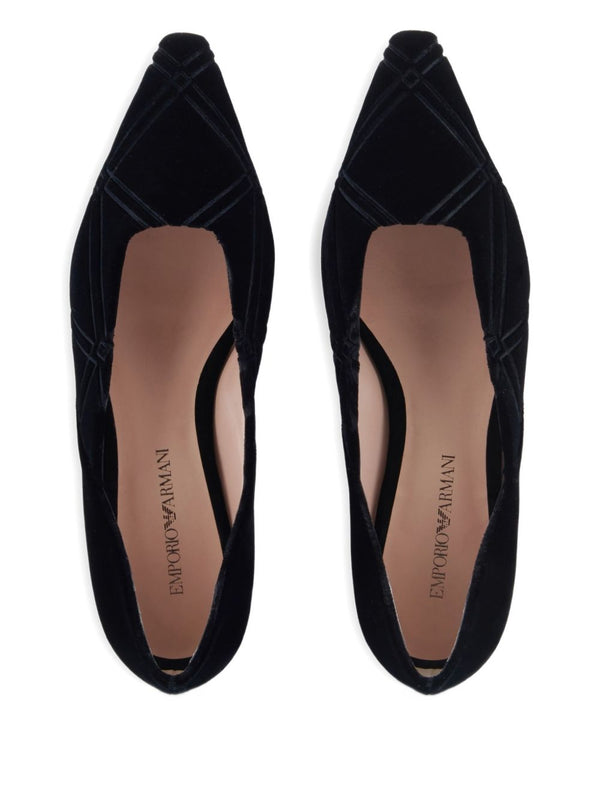 Emporio Armani Flat shoes Black