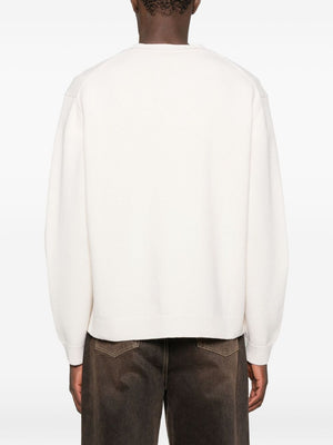 Maison Kitsuné Fox Head Intarsia Merino Cardigan