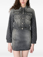 Marine Serre Moon laser denim jacket