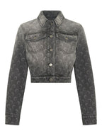 Marine Serre Moon laser denim jacket