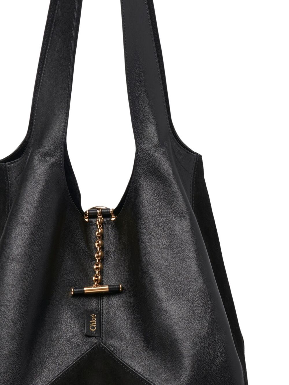Chloé Balloon bag in grained & suede leather