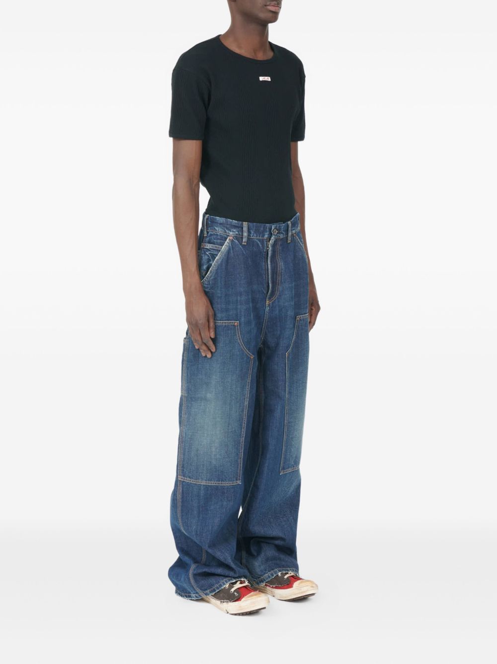 جينز Maison Margiela أزرق