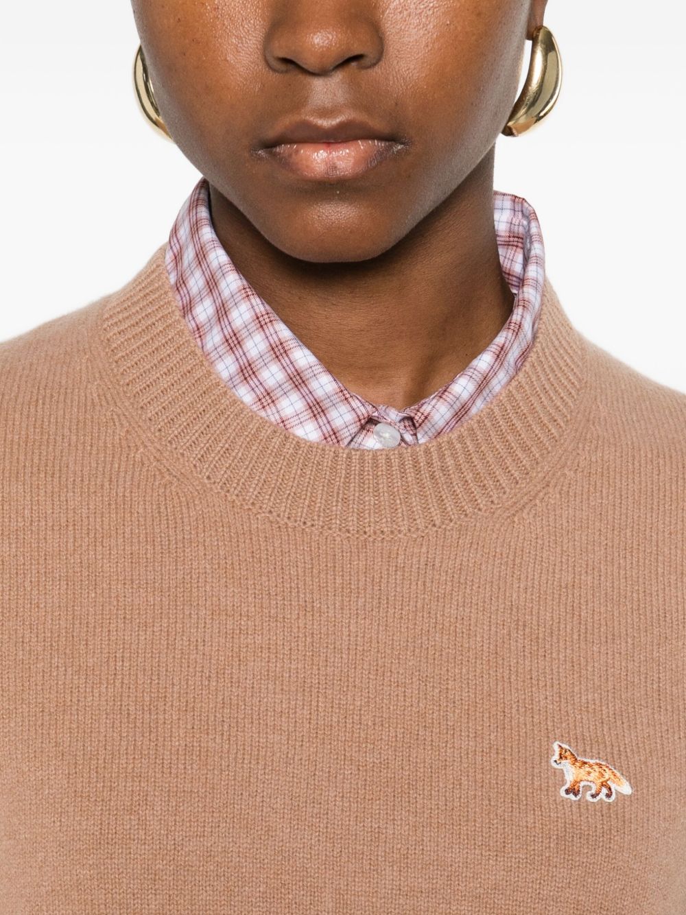 Maison Kitsuné Baby Fox wool jumper