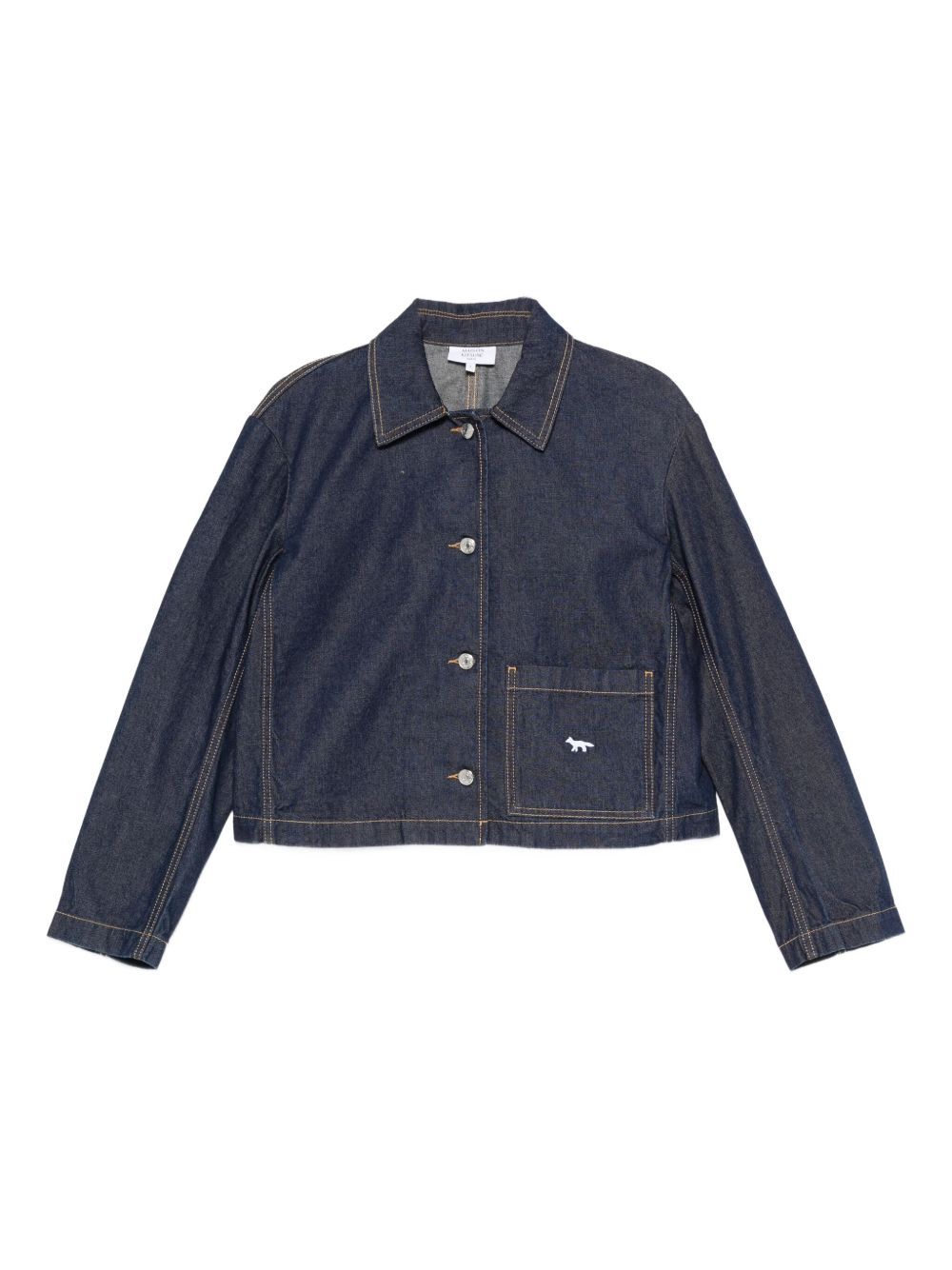 Maison Kitsuné cropped denim jacket