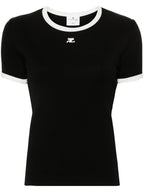 Courreges Pre Logo cotton t-shirt
