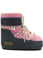 حذاء MOON BOOT X GUEST IN RESIDENCE برقبة طويلة، لون رمادي