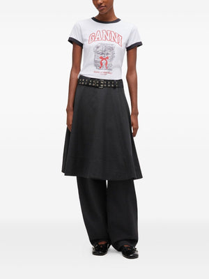 GANNI T-shirts and Polos White