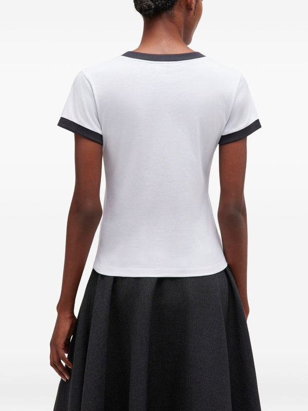 GANNI T-shirts and Polos White