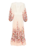 Zimmermann V-neck Awaken cotton maxi dress