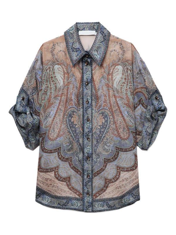 Zimmermann Shirts Blue