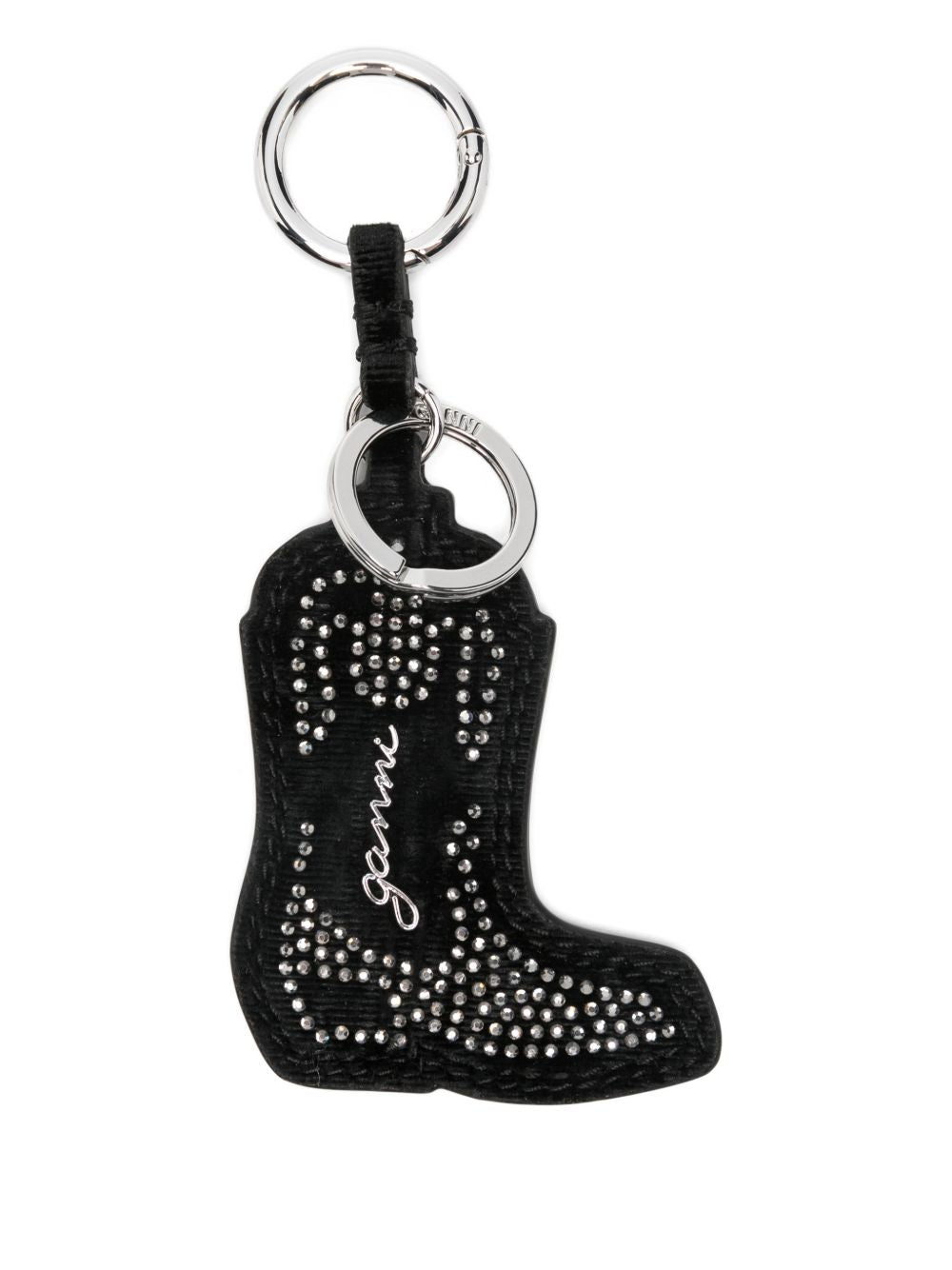 GANNI Keychains Black