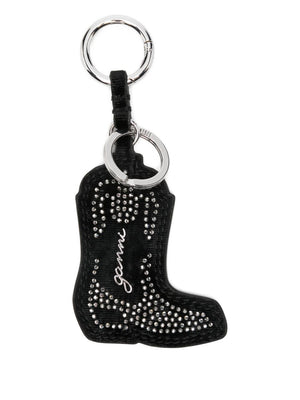 GANNI Keychains Black