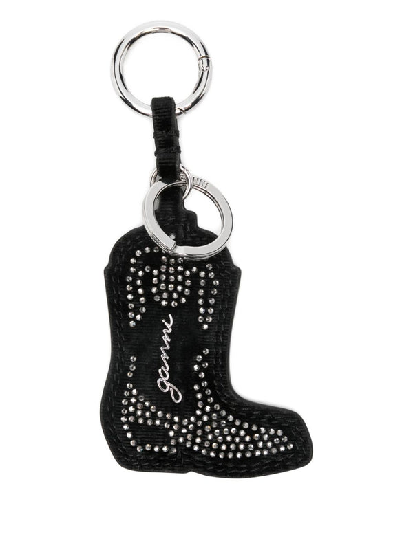GANNI Keychains Black